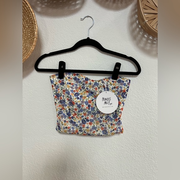 NWT Princess Polly Floral Tube Top - Size 6 - Picture 3 of 5